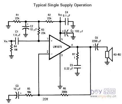 LM1875功放线路图大全