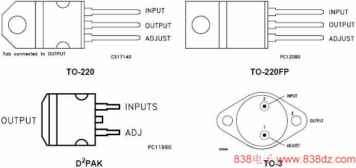 LM317电路图-lm317可调稳压电源电路-应用-LM337-LM117-参数-资料