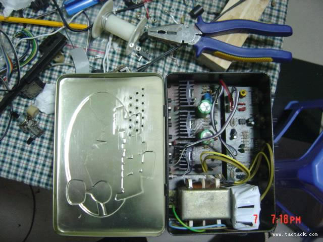 新组装的(应该不能算做的)2.1功放tda2030a