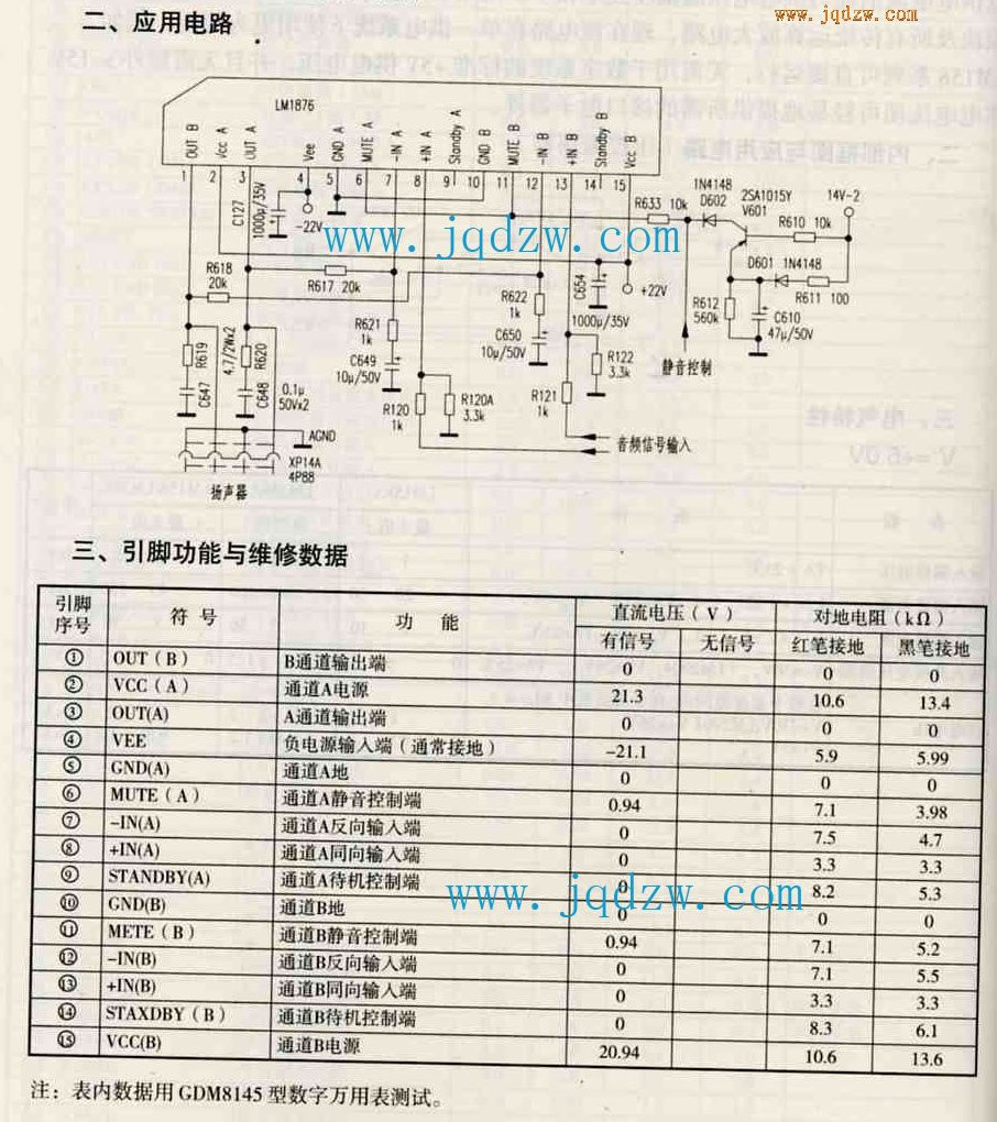 裸机,LM1876功放制作