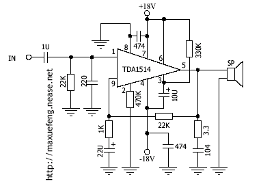 TDA1514功放板(40W+40W)放大器