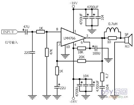 纯手工制作双LM4766功放板