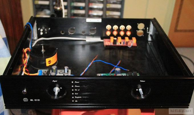 用仿“MBL6010(ne5534)”机箱,做自己的运放前级