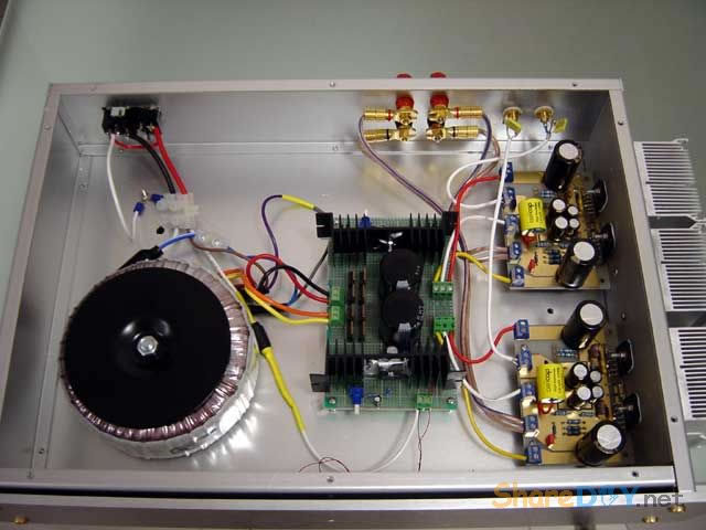 国外DIY的2片LM3886并联功放制作
