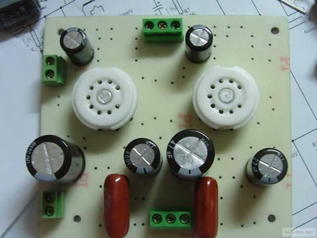 6N2电子管胆机前级+LM3886音频功率放大器功放