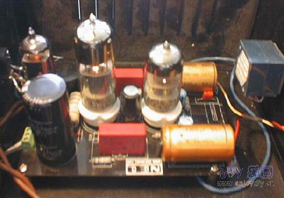 “雨夜听香”的6N3+6N6电子管胆机的耳放耳机放大器