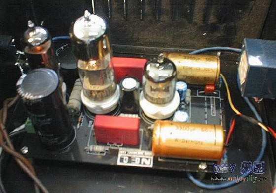 “雨夜听香”的6N3+6N6电子管胆机的耳放耳机放大器