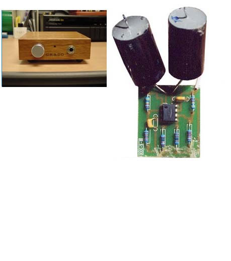 GRADO歌德RA-1 4556运放耳放耳机放大器电路图