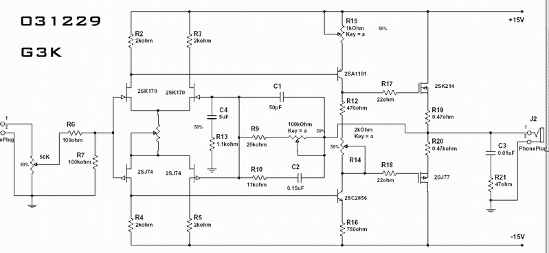 K214,J77场效应管输出耳放耳机放大器