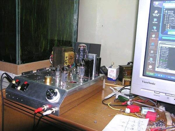 styaks制作的12au7推6p14电子管耳机放大器耳放胆机