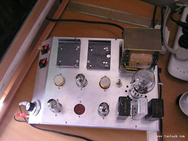 styaks制作的12au7推6p14电子管耳机放大器耳放胆机