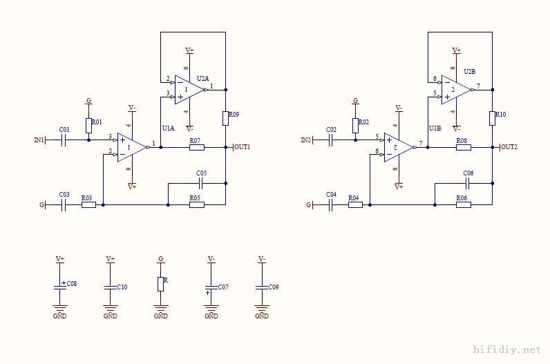 47耳放(NE5532运放)参赛作品