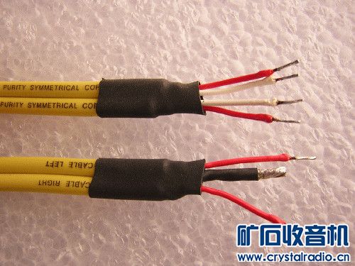 同一条线二端头的比较,很贴心的为我们焊好了(这一条是vr到pcb讯号线)_副本.jpg 我也装了Audio Note Kit1 5th Anniversary Edition 300B单端胆机