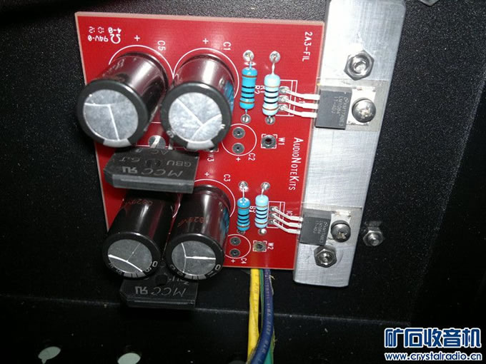 安装300B灯丝5V电源板.jpg 我也装了Audio Note Kit1 5th Anniversary Edition 300B单端胆机