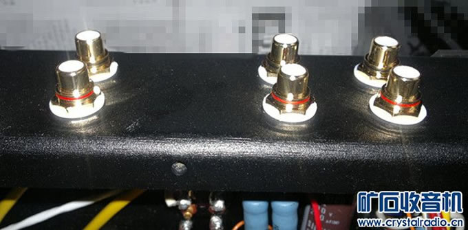 镀金RCA插座1.jpg 我也装了Audio Note Kit1 5th Anniversary Edition 300B单端胆机