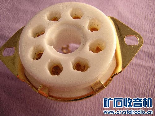 audio note所附的镀金整流管座_副本.jpg 我也装了Audio Note Kit1 5th Anniversary Edition 300B单端胆机