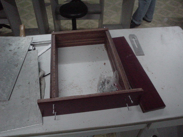 845电子管单端放大器制作-机箱