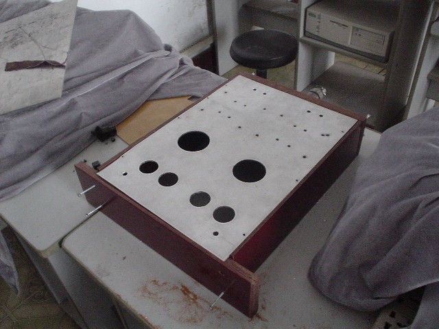 845电子管单端放大器制作-机箱