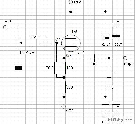 6N11电子管低压版缓冲(加在cd输出,功放前面),嘿嘿~~