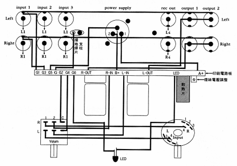 张八点的5842/417A单管电子管胆前级扩大机