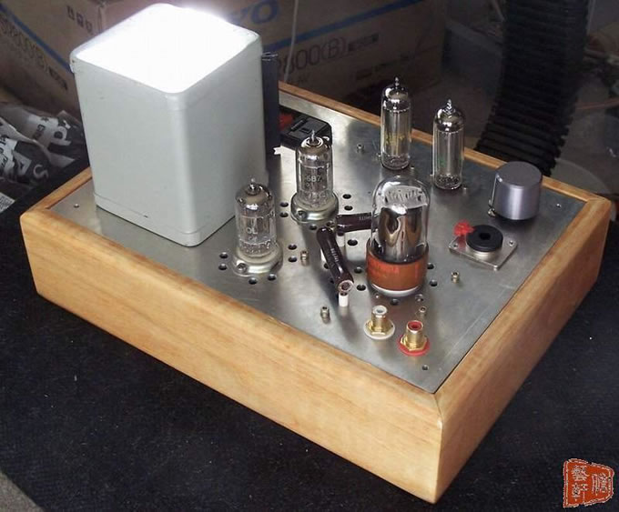 搭棚竞赛之5687(6n3)电子管 OTL输出耳放耳机放大器
