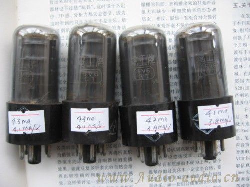 试听南京电工6V6(6p6p)电子管