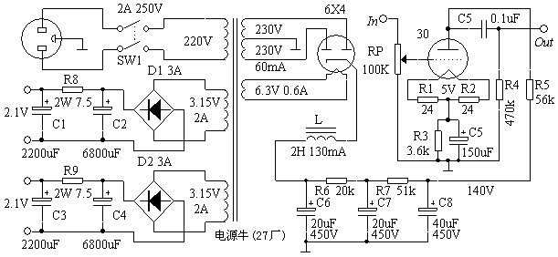 gxhgx兄的“掌上宝”30电子管单前级
