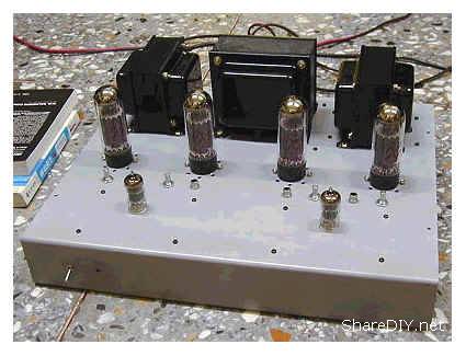 初学者仿Dynaco ST-70 7199+el34 胆机后级