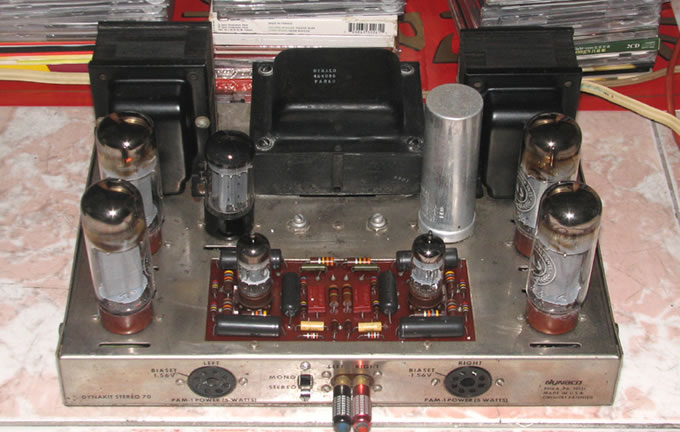 初学者仿Dynaco ST-70 7199+el34 胆机后级