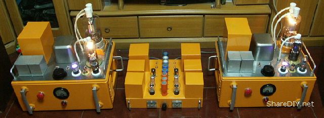 6n3+6l6+fu80电子管单端胆机出声了