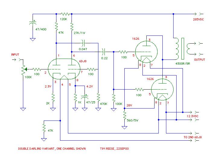 6dj8+1626电子管并联单端胆机