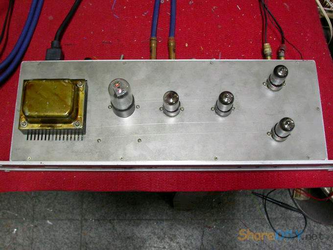 新做12at7+12ax7+12au7唱头放大器唱放