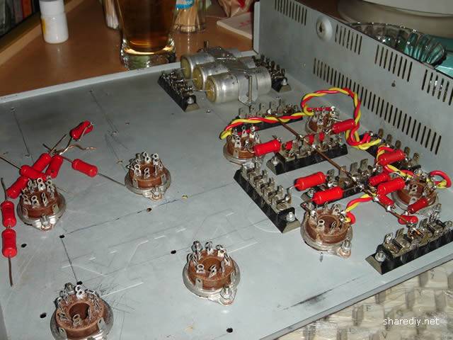 6h8c+6550电子管挽推胆机制作