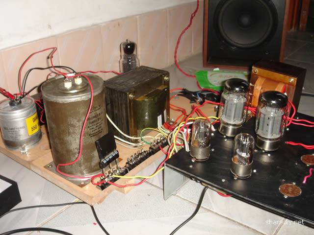 6h8c+6550电子管挽推胆机制作