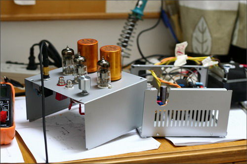 也做Morgan Jones小胆放12au7+6dj8(6n11)