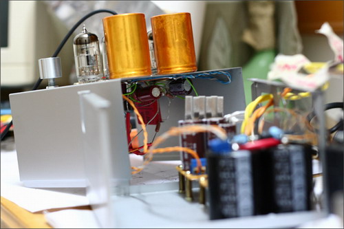 也做Morgan Jones小胆放12au7+6dj8(6n11)