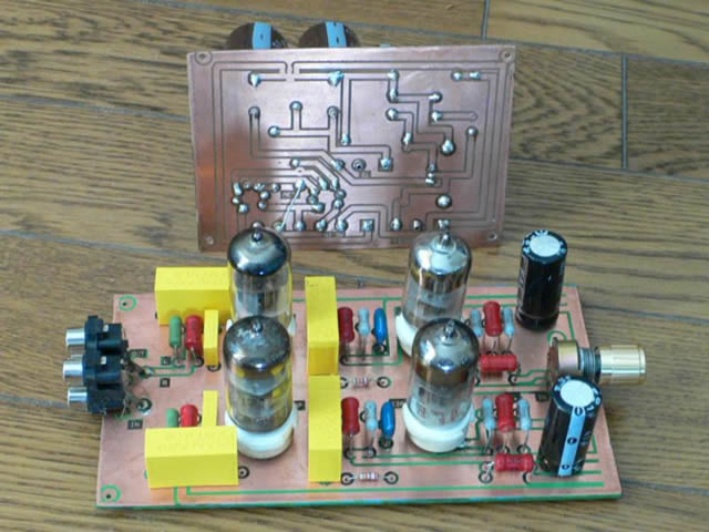 仿制<和田茂氏电子管胆前级>请提建议