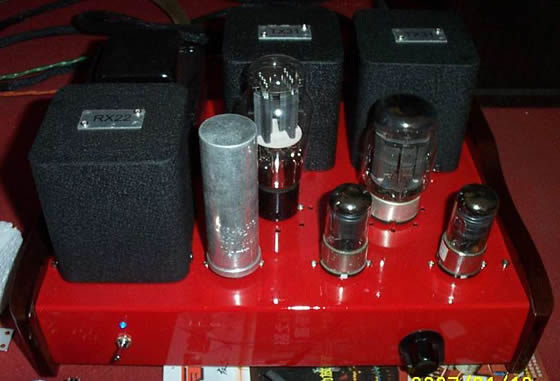 我玩小管6j4(6ca7)+6336(6n18)电子管单端胆机