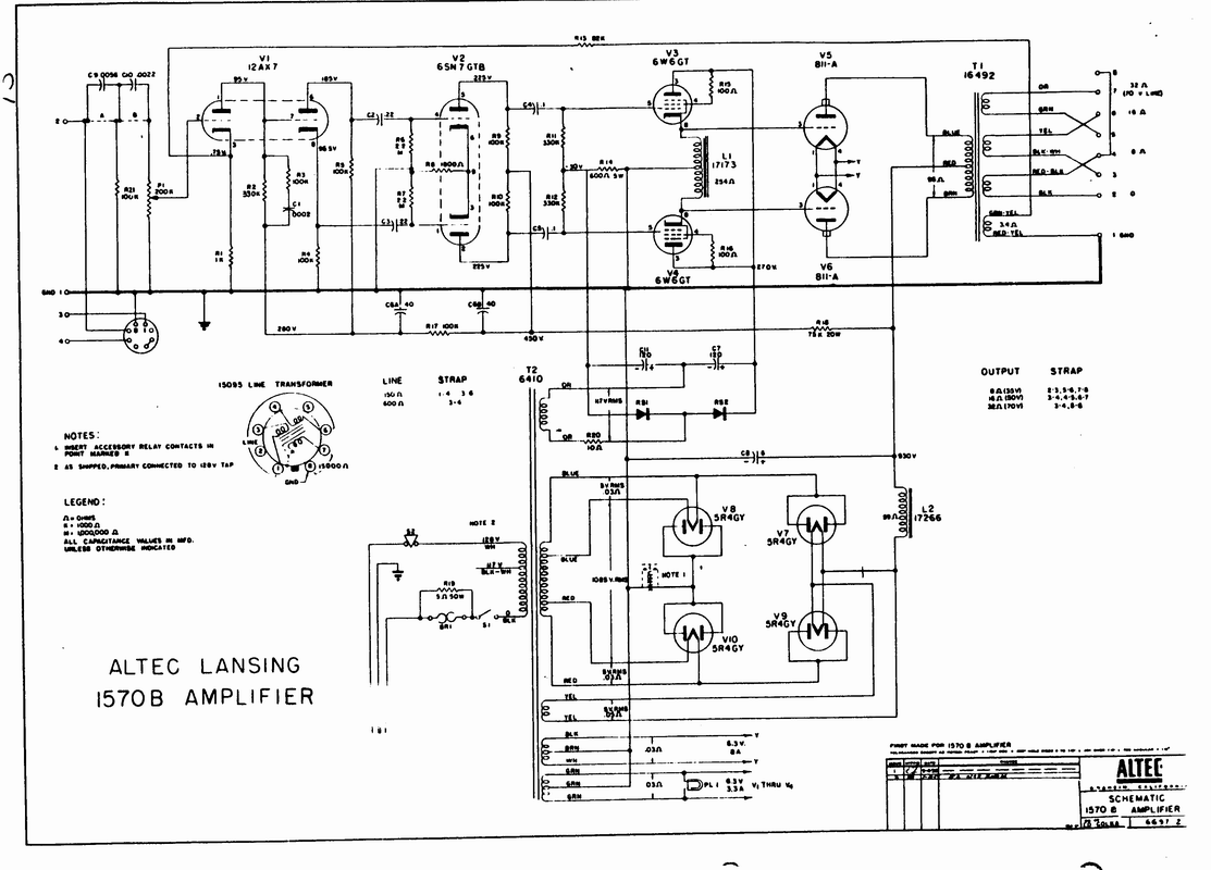 ALTEC一門三傑中的「大哥大」1570B