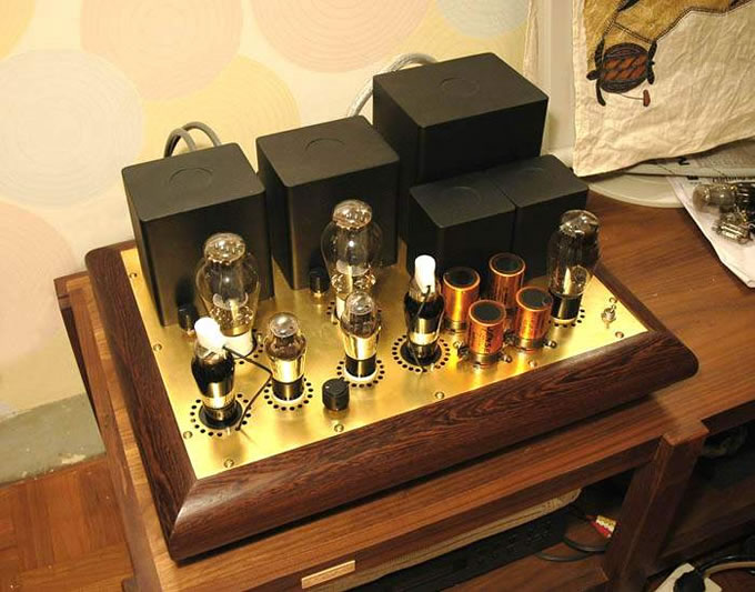 胆机、全频喇叭、障板、励磁