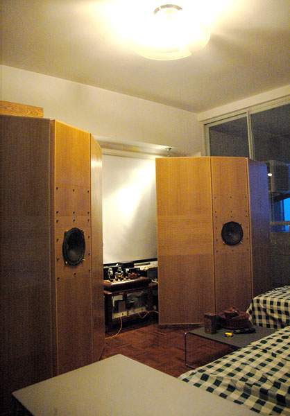 胆机、全频喇叭、障板、励磁