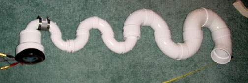 极富创意的老外做得全频管道音箱