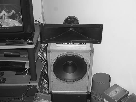 飞乐全频2502全频喇叭,加号角后的试听