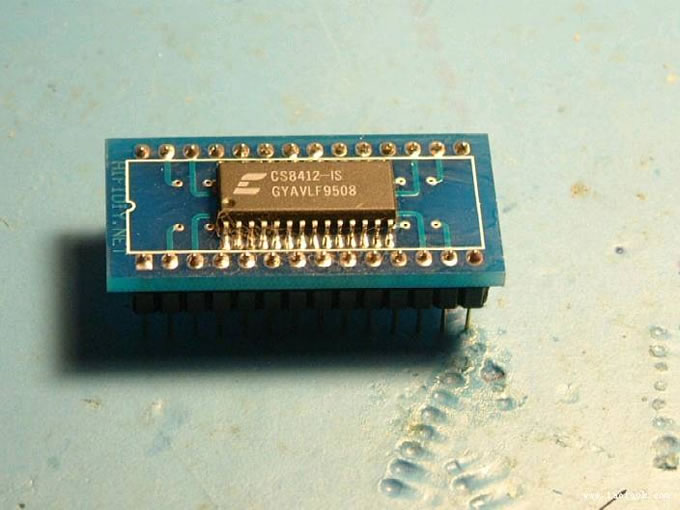 CS8412 DAC解码转接板焊接