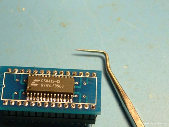 CS8412 DAC解码转接板焊接