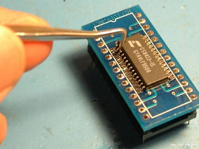 CS8412 DAC解码转接板焊接