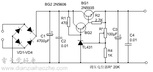 3~15伏10A可调稳压电源
