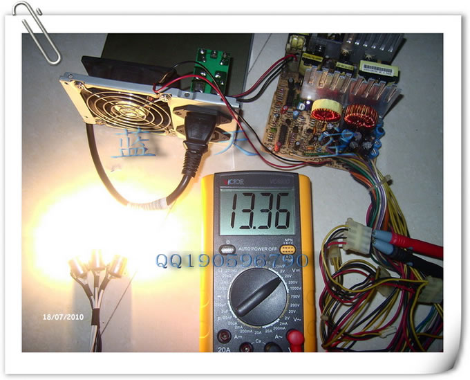 旧电脑电源改造充电器