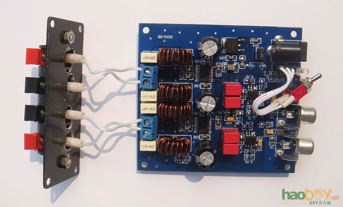 点击放大 用D类功放集成电路TPA3123制作BTL形式放大器
