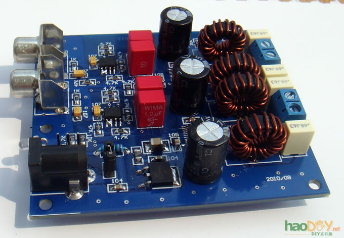 点击放大 用D类功放集成电路TPA3123制作BTL形式放大器